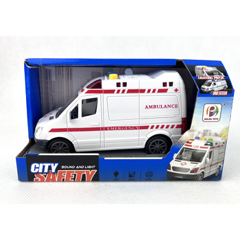 CIĘŻARÓWKA KARETKA ŚWIECĄCA DŹWIĘKOWA ZABAWKA MUZYKA DLA DZIECI PREZENT