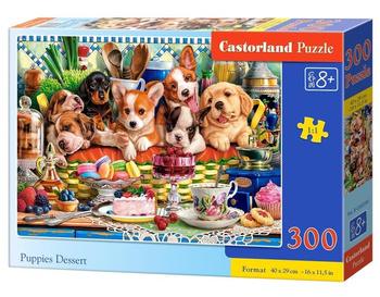 Puzzle 300 Puppies Dessert CASTOR Castorland