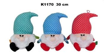 Krasnal w czapce w kropeczki 30cm MIX Sun-Day