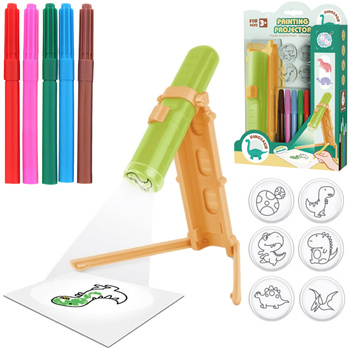 Projektor Do Rysowania Dinozaury Zestaw Kreatywny Prezent Dla Dzieci