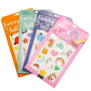 Tatuaże kolorowe 1szt.mix