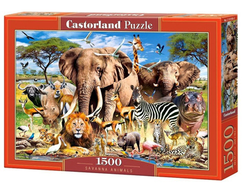 Puzzle 1500 Savanna Animals CASTOR Castorland