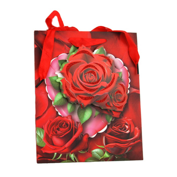 Torba ozdobna mała prezentowa elegancka na upominki świąteczne