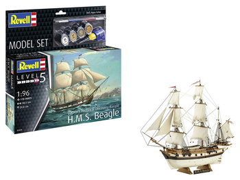 Model Set. H.M.S. Beagle Revell
