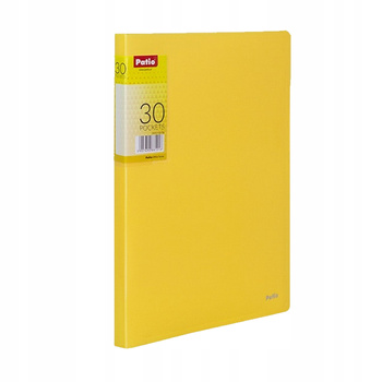 Teczka z 30 koszulkami a4 clear book żółta