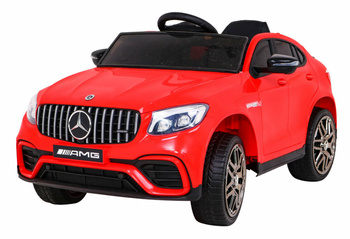 Auto Na Akumulator Mercedes Benz GLC63S Czerwony Pilot Napęd 4x4 MP3 LED