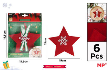 Podkładka świąteczna na sztućce Gwiazdka