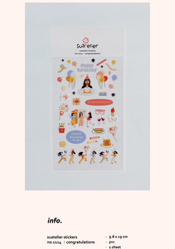 Naklejki ozdobne Urodziny