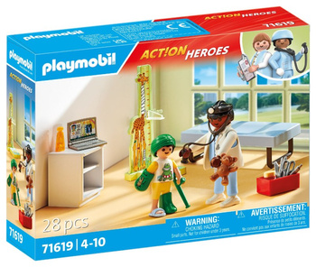 Playmobil Pediatra z pluszowym misiem 71619