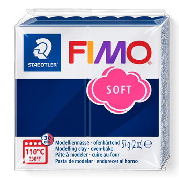 Kostka FIMO soft 57g granatowy masa termoutwardzalna Staedtler