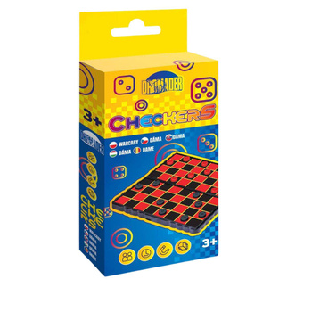 Warcaby magnetyczne mini przenośna gra planszowa edukacyjna dla dzieci