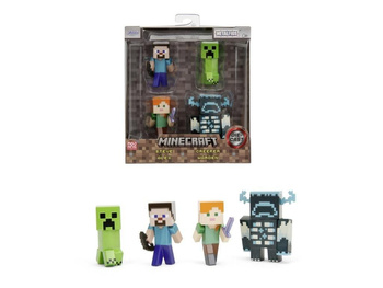 Jada Minecraft 4-pak metal figurek 6,5cm Jada