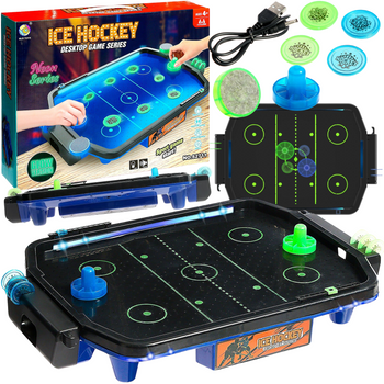 Glow suspended ice hockey with USB port (light music)