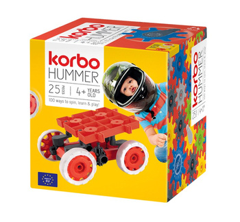 Klocki Korbo Hummer 25 elementów red
