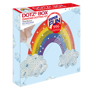 DIAMOND DOTZ DOTZ BOX  RAINBOW SMILE