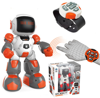 Robot na podczerwień sterowany zegarkiem interaktywny dla dzieci