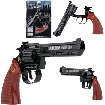 PISTOLET NA KAPISZONY METALOWY REWOLWER FULL ZABAWKA DLA DZIECI NA PREZENT