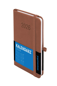 Kalendarz 2026 Memofix B6 TDW mocha mousse