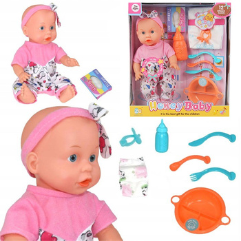 Lalka z głosem i akcesoriami interaktywna mówi śpiewa dla dzieci 3+