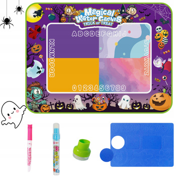 MATA WODNA DO MALOWANIA RYSOWANIA PIECZATKI FORMY PISAKI ZESTAW DLA DZIECI