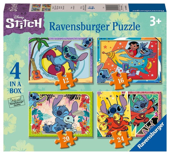 Puzzle dla dzieci 2D 4w1 Disney Stitch Ravensburger