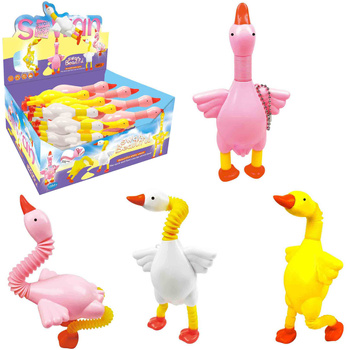 ŁABĘDŹ RURKI TUBY SENSORYCZNE GNIOTEK ANTYSTRESOWY POP TUBE ZABAWKA PREZENT