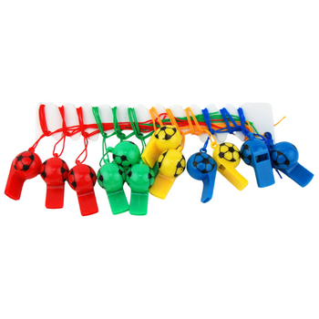 Gwizdki Plastikowe TR-01213 – Zestaw 12 Sztuk Kolorowych