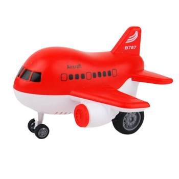 SAMOLOT NA KOŁACH ZABAWKA DLA DZIECI NA PREZENT URODZINY