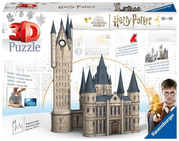 Puzzle 3D 540 Budynki: Zamek Hogwarts Wieża Ravensburger
