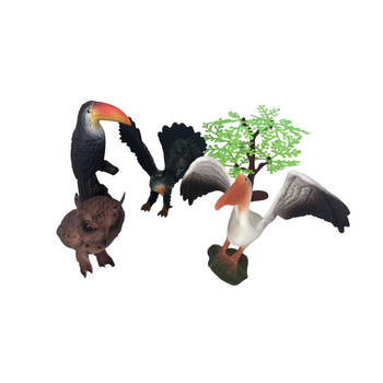 Zestaw Figurek Ptaki Realistyczne Zabawki Edukacyjne Dla Dzieci Prezent