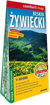 Beskid Żywiecki mapa turystyczna 1:50 000 laminat 2025