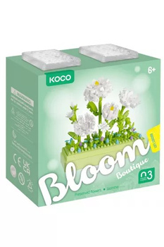 Klocki KOCO kwiaty jaśminu 285 elementów