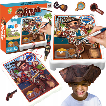 Gra RODZINNA Operacja Pirata Elektroniczna Zręcznościowa Usuwanie Elementów