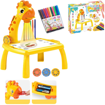 Projektor do rysowania Żyrafa edukacyjny kreatywny dla dzieci w każdym wiek
