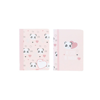 Paczka zeszyt A4 48k.linia Cute Panda mix pakiet 5 sztuk