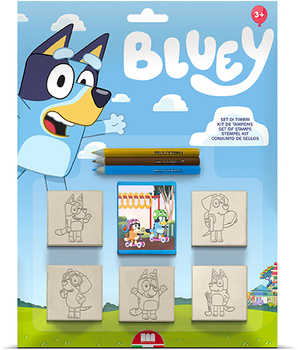 MULTIPRINT BLUEY PIECZĄTKI BLISTER 5 SZT