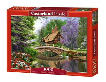 Puzzle 1000 Dom nad rzeką CASTOR Castorland