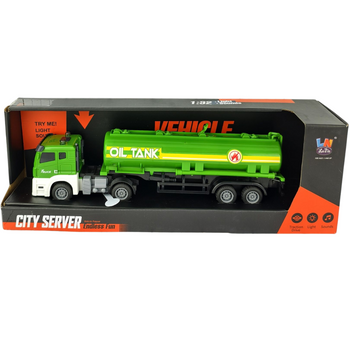 TIR CYSTERNA POJAZD CIĘŻARÓWKA AUTKO DLA DZIECKA ZABAWKA NA PREZENT 1:32