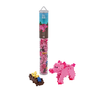 Klocki Konstrukcyjne Zestaw Puzzle PLUS-PLUS TUBA ŚWINKA - 100e Prezent