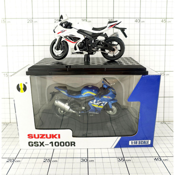 MOTOCYKL 1:18 SUZUKI GSX1000R W PUDEŁKU