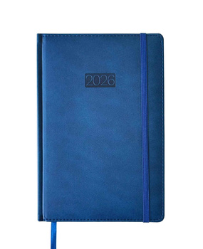 Kalendarz 2026 A5 LUX tygodniowy granatowy V2 K-A5T L