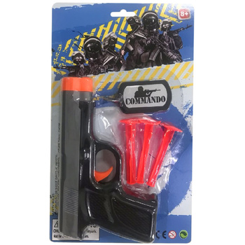 Pistolet na strzałki zabawka dla dzieci interaktywna frajda prezent