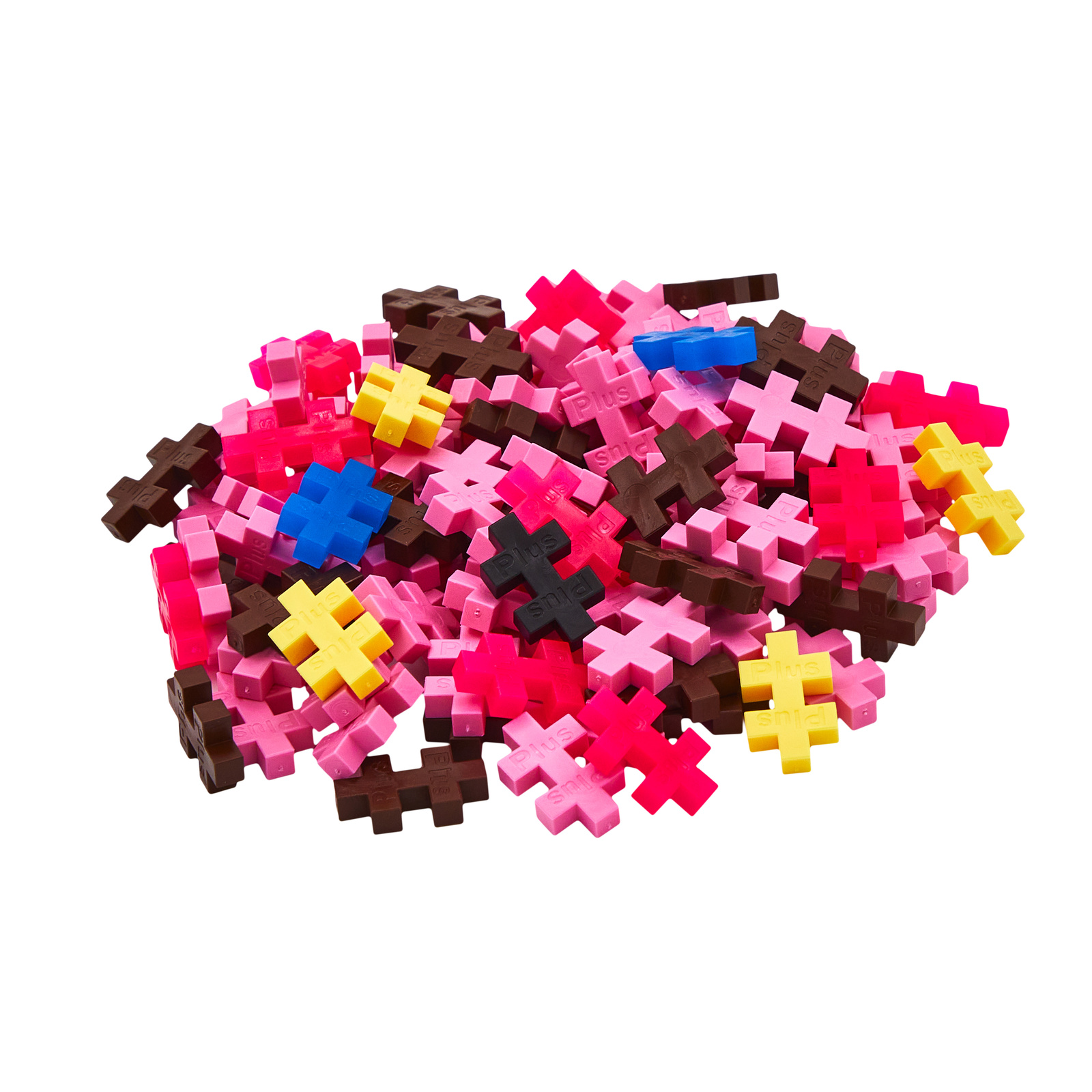 Zestaw Plus-Plus Tuba Świnka w opakowaniu – widoczna tuba oraz zbudowana figurka świnki