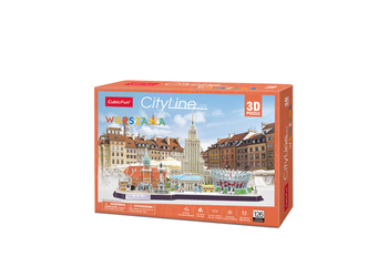 CUBIC FUN PUZZLE 3D CITY LINE WARSZAWA - MC271H