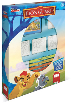 MULTIPRINT KRÓL LEW PIECZĄTKI 4 SZT