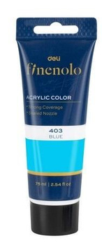 Farba akrylowa Finenolo niebieska 75ml.