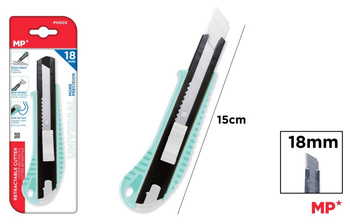 Nóż MP do papieru wysuwany 18mm blister