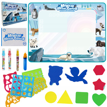 Zabawka Edukacyjna Mapa Świata Do Malowania Wodą Prezent Dla Dzieci