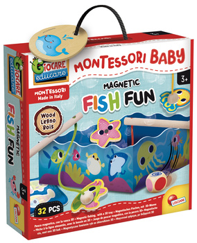 LISCIANI MONTESSORI WOOD BABY FISH FUN