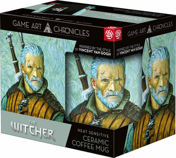 Kubek 450ml Game Art Chronicles The Witcher Geralt Van Gogh Mug